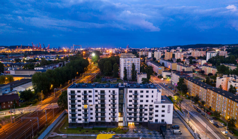 Widok z drona | Osiedle STO10 Chylońska w Gdyni