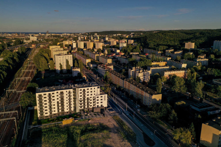 Widok z drona | Osiedle STO10 Chylońska w Gdyni