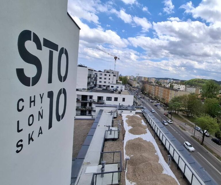 Widok na taras i okolicę - STO10 CHYLOŃSKA 3 etap - maj 2026